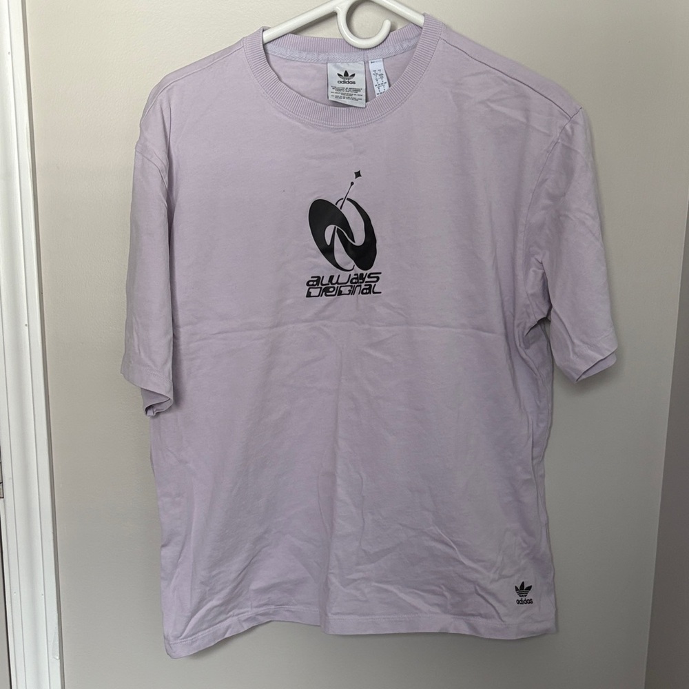 Adidas Lavender Graphic Tee